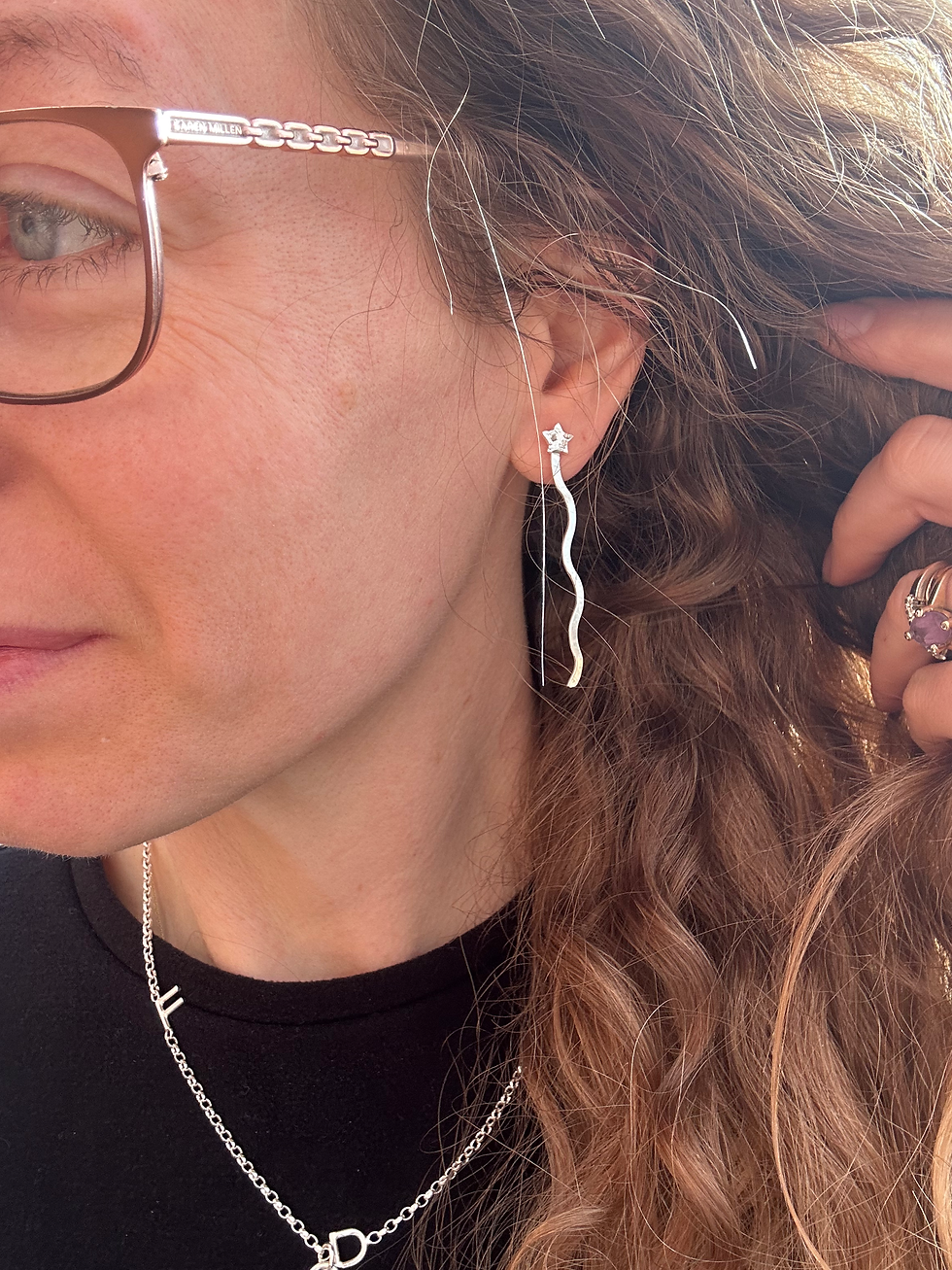 Thumbnail: Shooting star earrings 