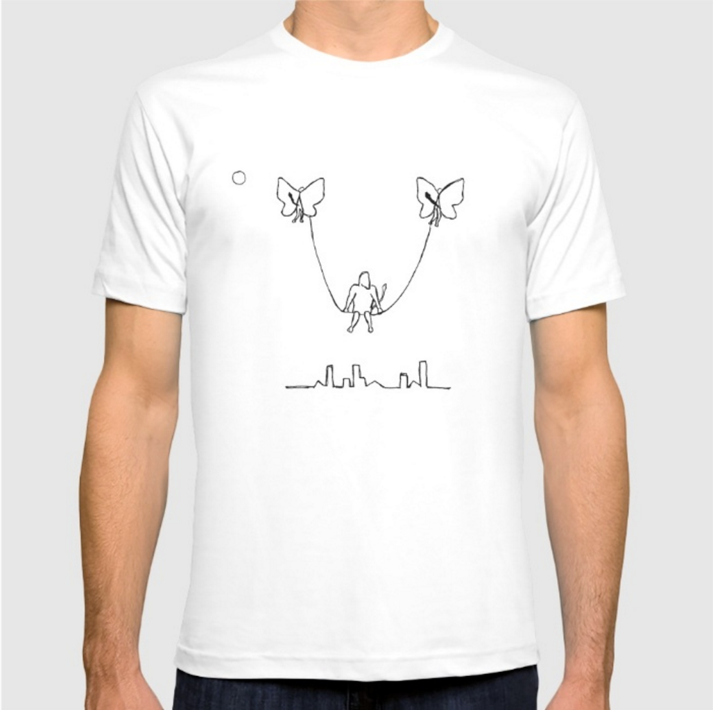 Man on A Swing - T SHIRT