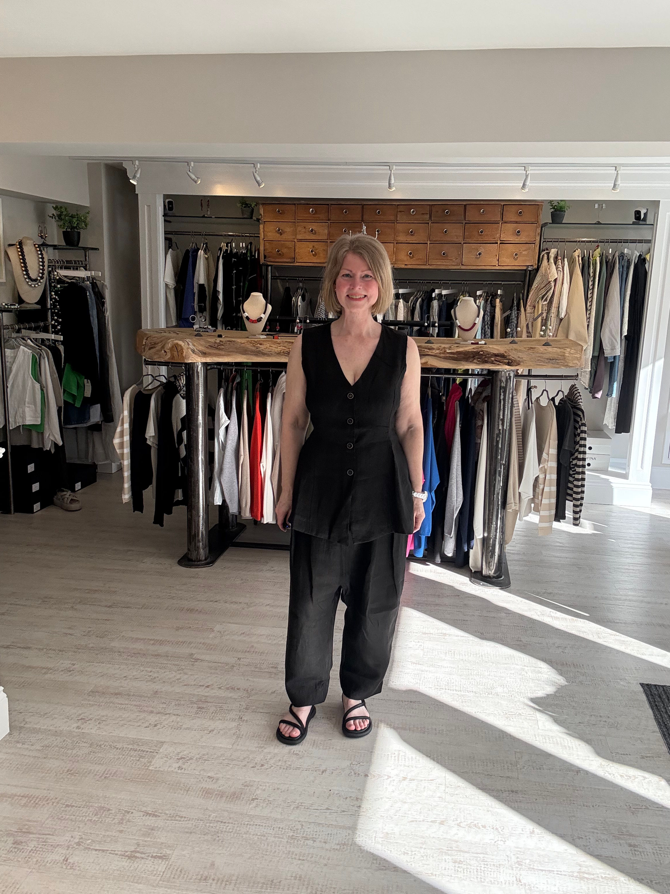 Amici by Baci Linen Trousrs