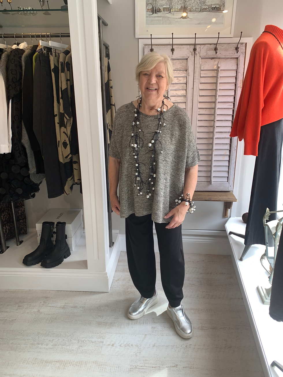Thumbnail: Sarah Pacini Iridescent long sweater