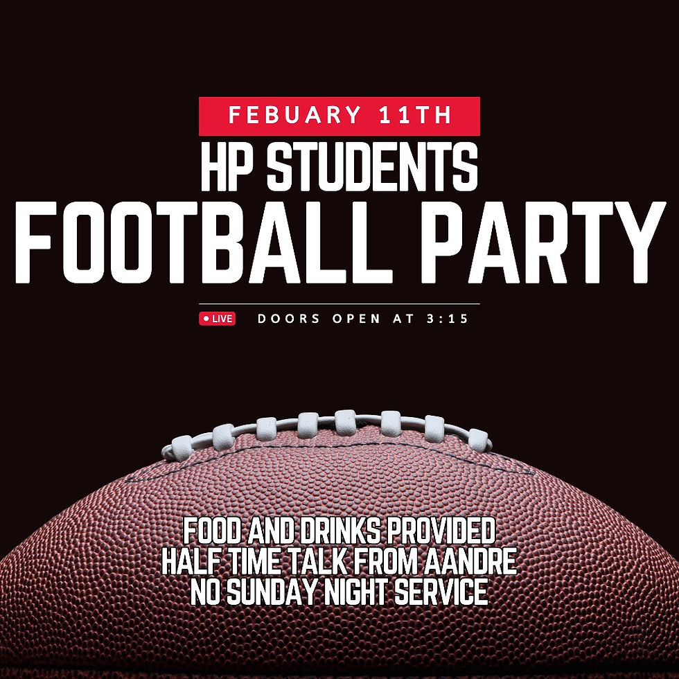 HP Students Football Party!