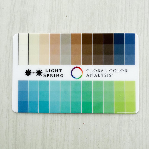 Light Spring: Color Card | GlobalColorAnalysis