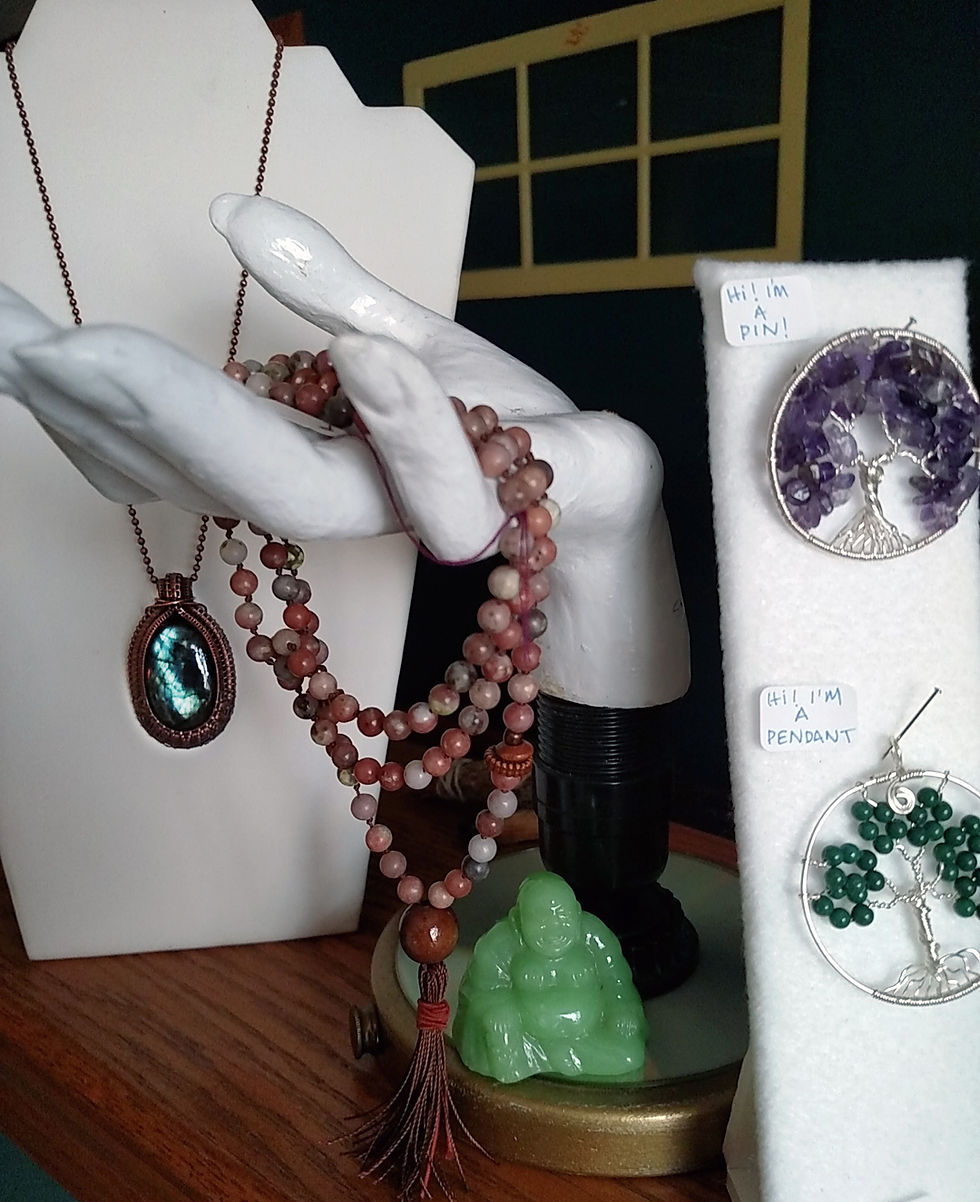 necklace mala pin pendant