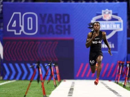 Jovem supera até Bolt e bate recorde de velocidade antes de draft da NFL