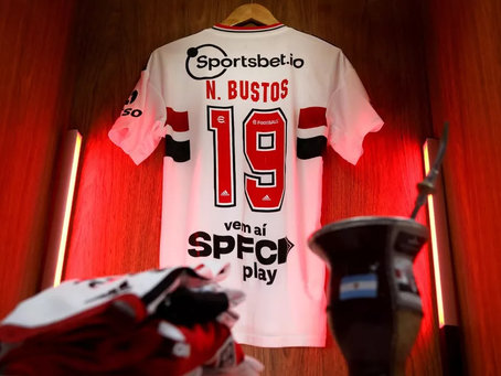 São Paulo anuncia o atacante Nahuel Bustos