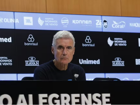 Luís Castro comenta orientação aos jogadores do Grêmio após lesão de Marlon: "Honrar o colega"