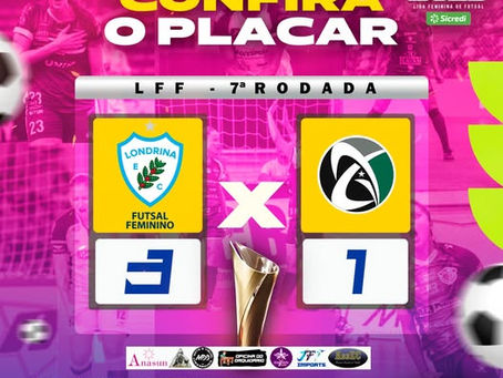 📢 LFF Sicredi 2025 – 7ª Rodada✅ Londrina vence Malgi com destaque coletivo m casa!