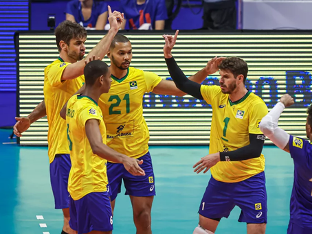Brasil estreia na Liga das Nações masculina com vitória tranquila sobre a Austrália