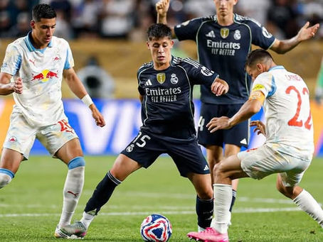 Real Madrid vence RB Salzburg e garante liderança do Grupo H no Mundial de Clubes