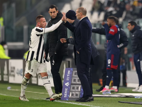 Allegri surpreende ao indicar que Arthur vai ser desfalque da Juventus: "Está morto"