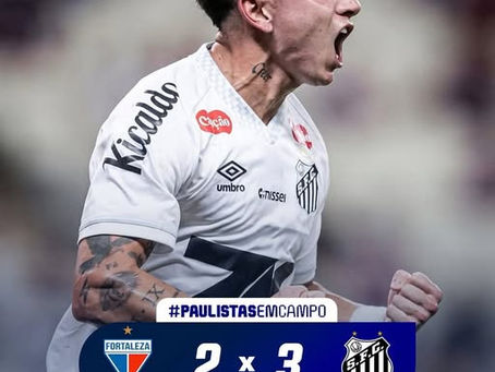 Santos vence o Fortaleza fora de casa em jogo eletrizante e respira no Brasileirão 2025