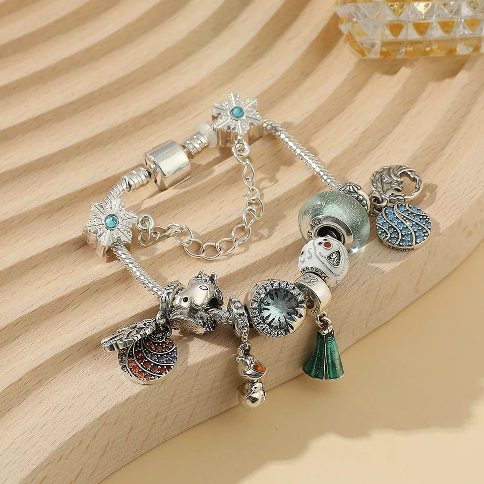 Pulsera de Frozen con charms