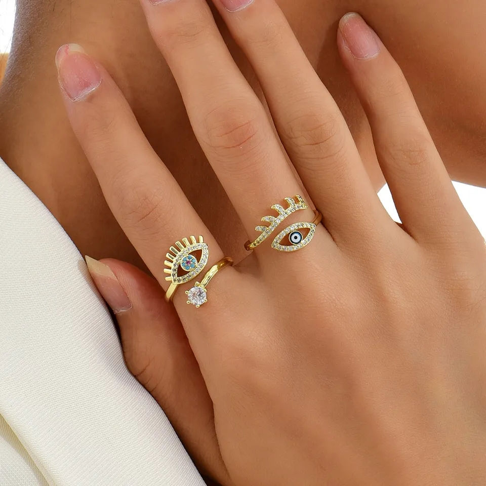 Miniatura: Anillo ojo turco 