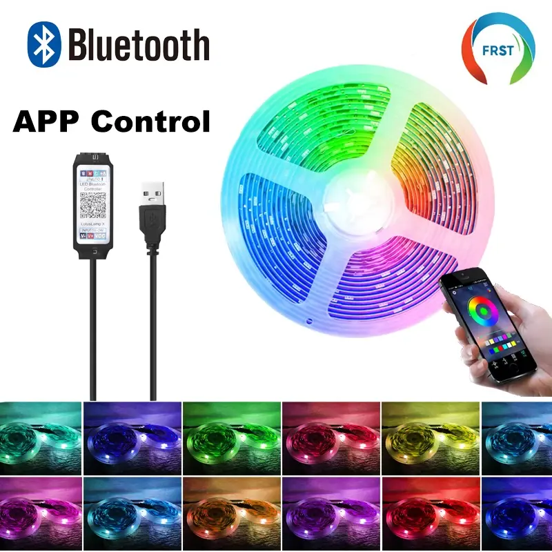 Thumbnail: Bluetooth RGB LED Strip Lights