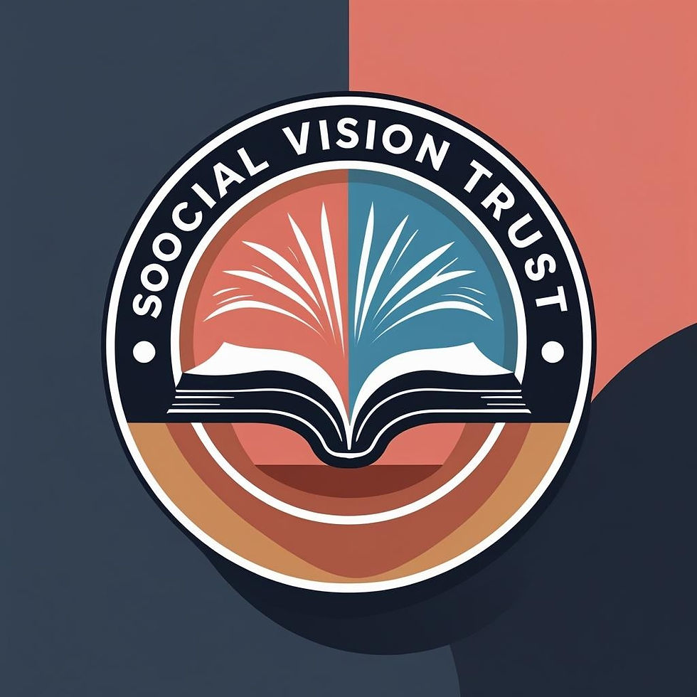 Logo for Social Vision Trust - Warm Colors