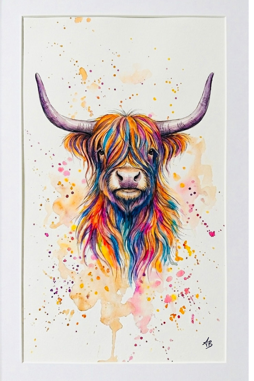 Watercolour Highland Cow Workshop! Paint and Sip, Thursday 10th September @ Reuben's 7-9pm