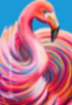 Paint & Sip- The Flamingo- Saturday 11th July @ The Alb 2-4pm