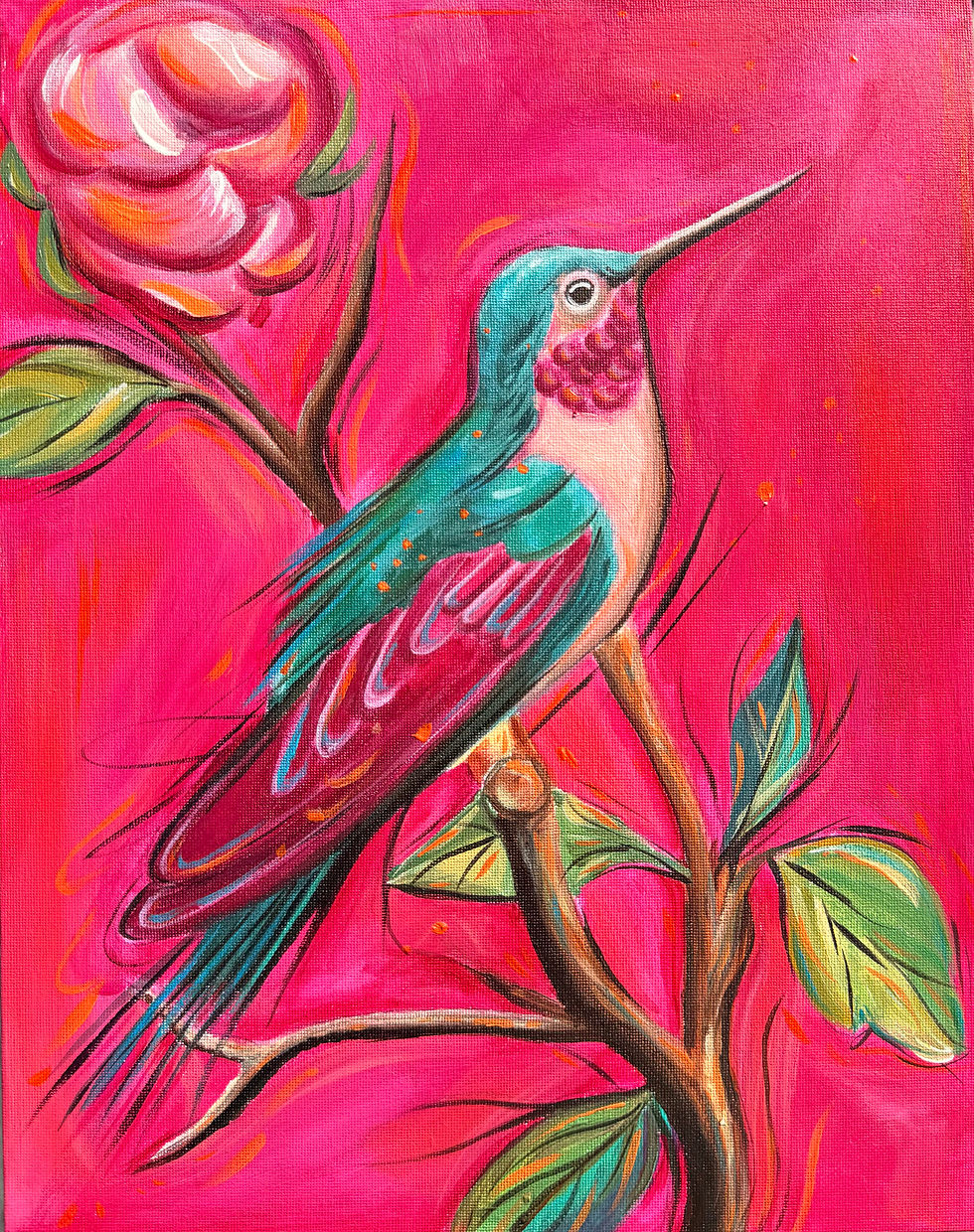 Paint & Sip- Saturday 11th July @ The Alb  2-4pm