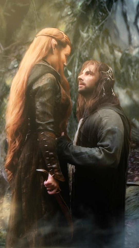 Tauriel loves herself a short king. I get it.