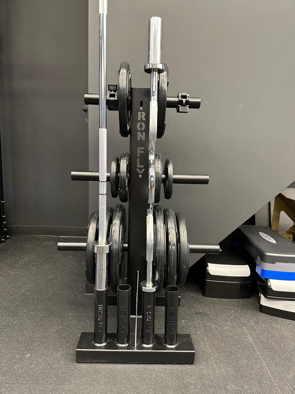 Stojak na obciążenie gryf ciężary solidny ! Iron Fly waga 40 kg