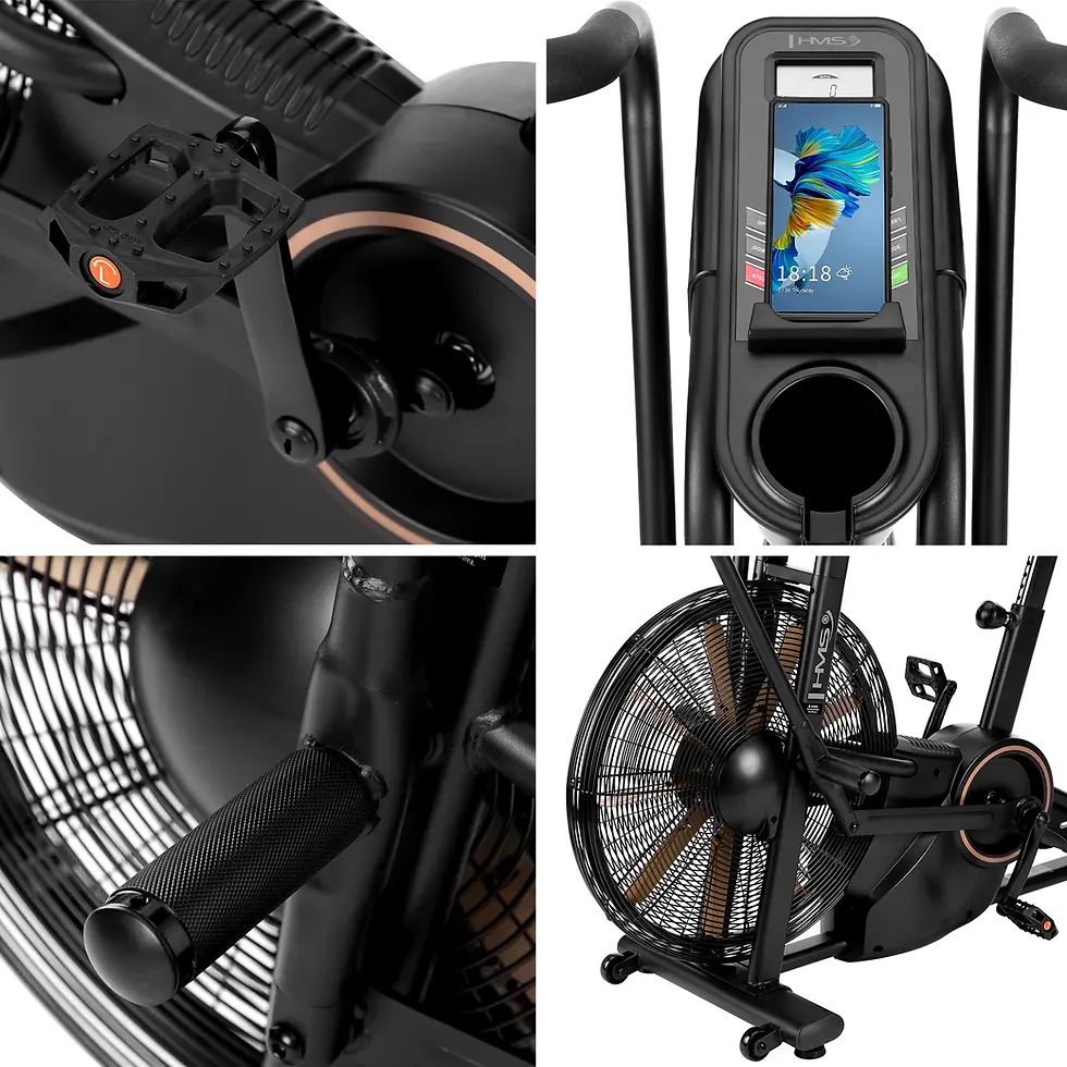 Miniatura: MP5458 ROWER STACJONARNY POWIETRZNY SEMI COMMERCIAL HMS