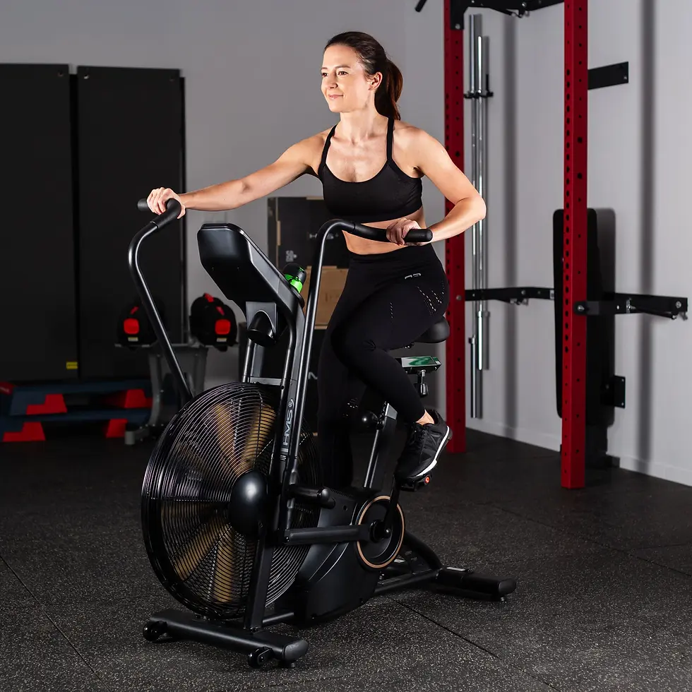 Miniatura: MP5458 ROWER STACJONARNY POWIETRZNY SEMI COMMERCIAL HMS