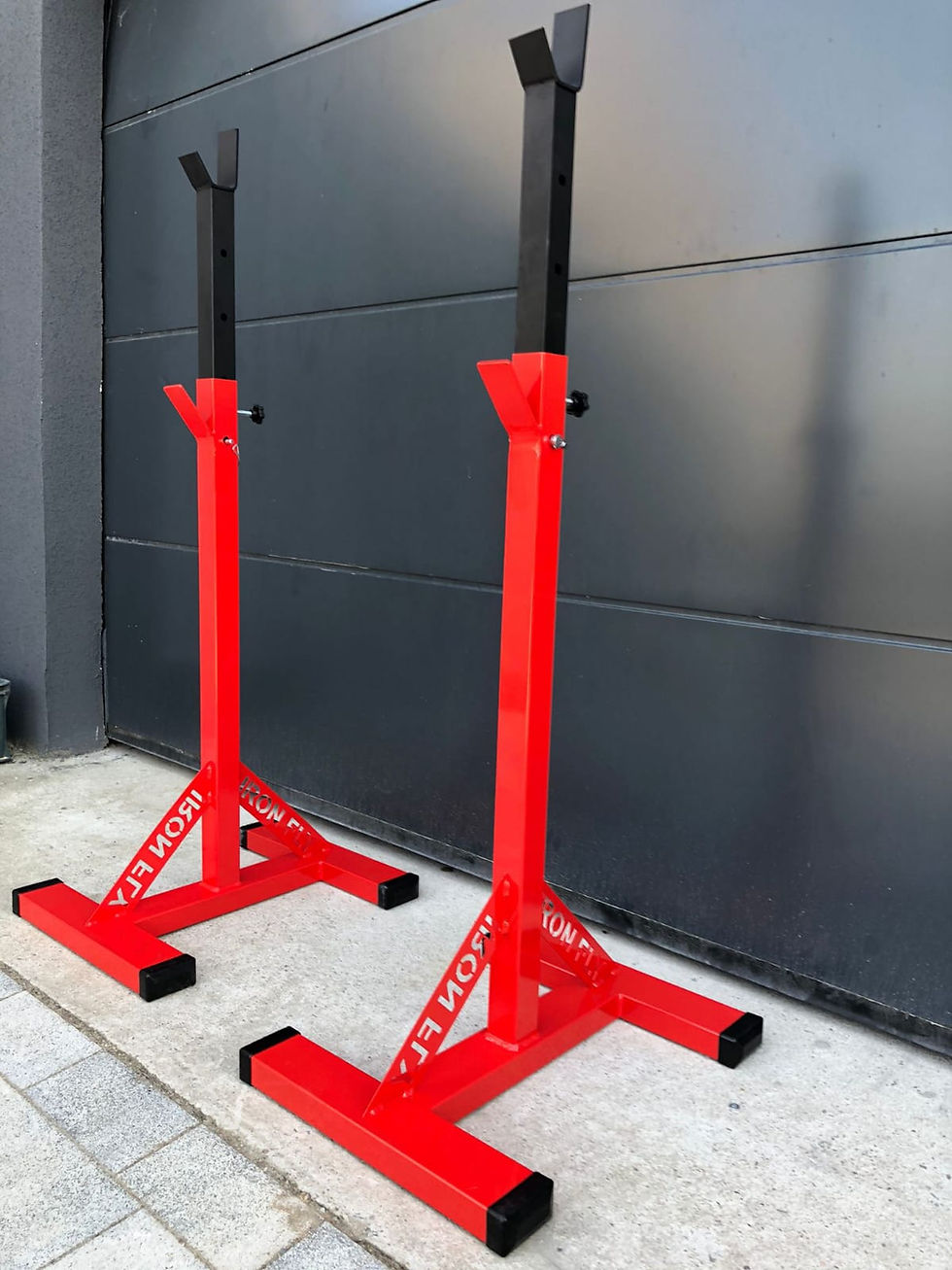 Miniatura: Stojaki pod sztangę IRON FLY