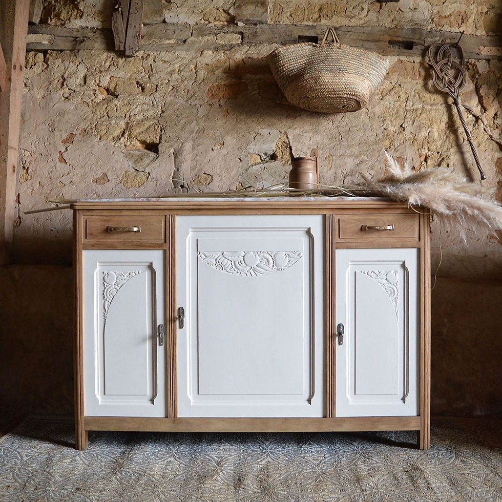 Bahut Chêne et Neige