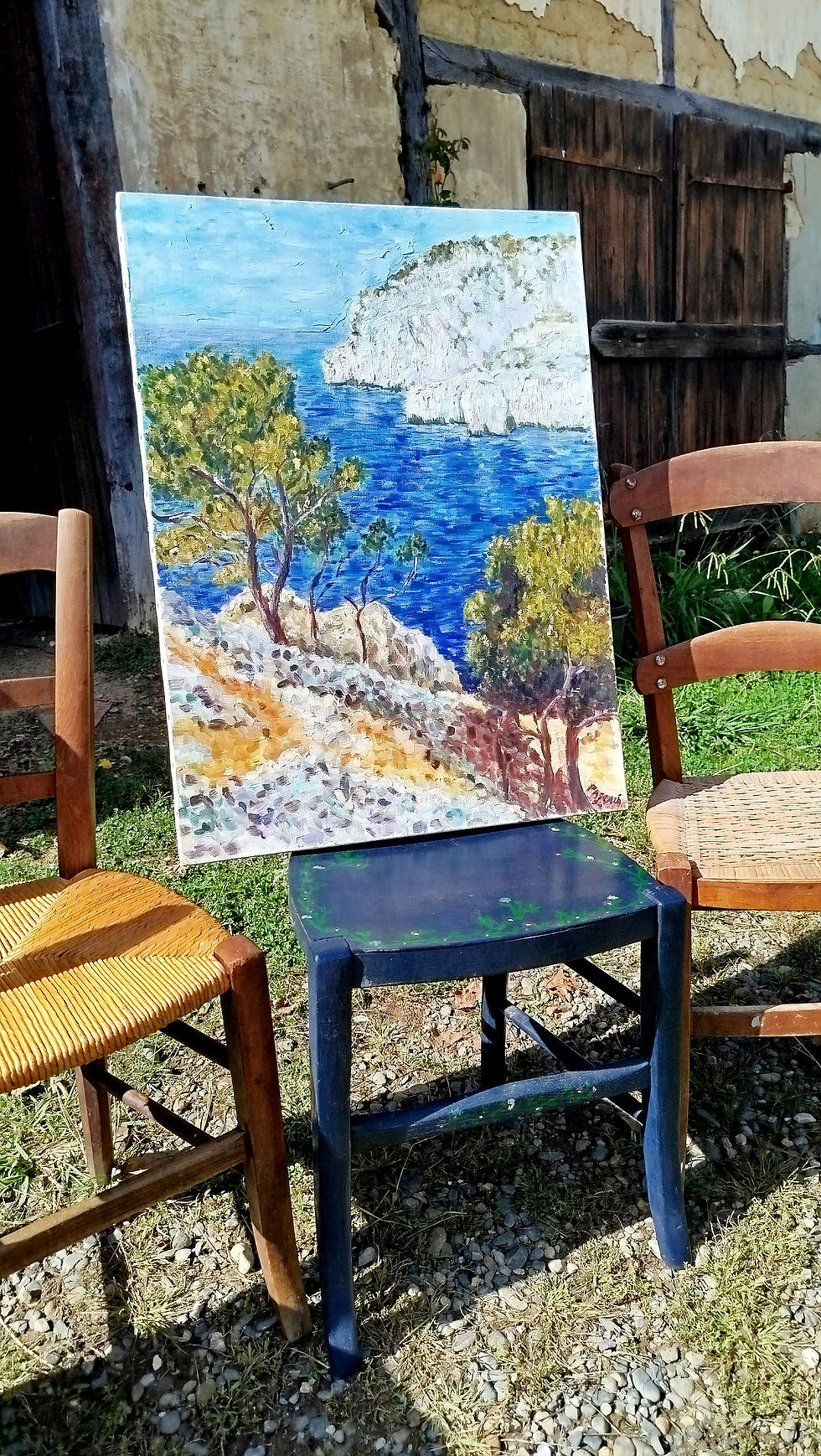 Miniature : Peinture "Vue maritime"