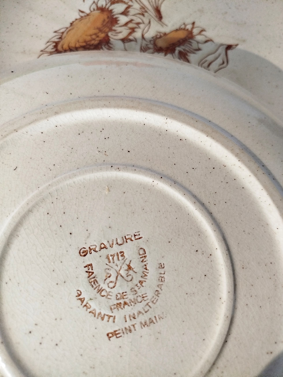 Miniature : 4 assiettes aux Tournesols