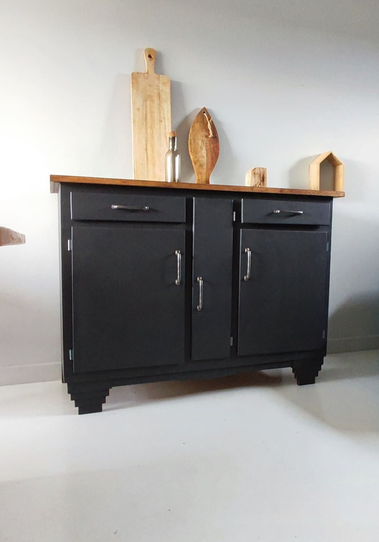 Bahut deux portes vue de face