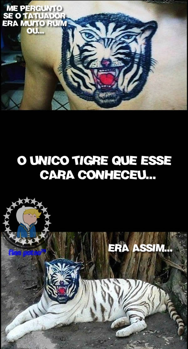 A tatuagem realistica