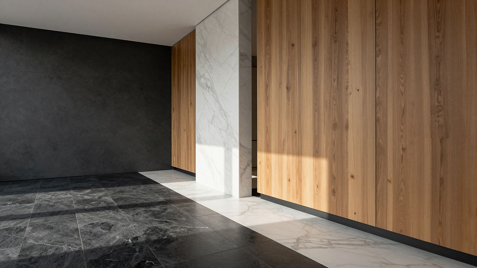 Luxury property remodeling transition