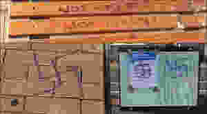 This image is claimed as fair dealing under Australian copyright law. More swastika's found in Bondi Beach