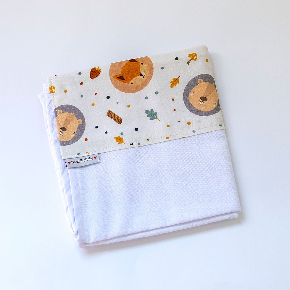 Fralda de Ombro de Balões de Bichinhos