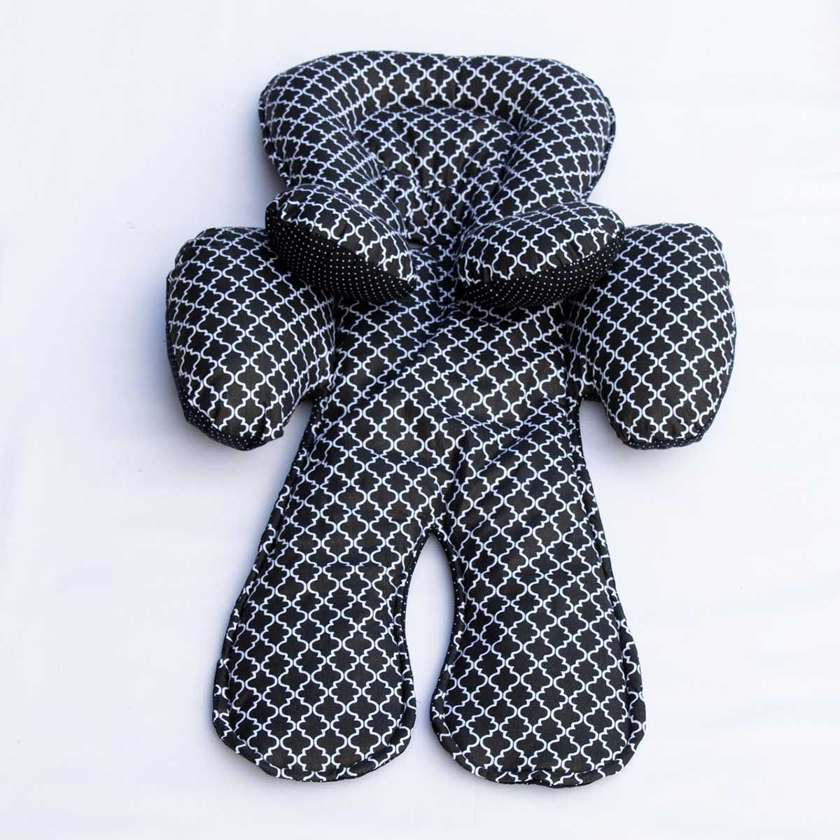 Redutor de Bebê Conforto Arabesco Preto