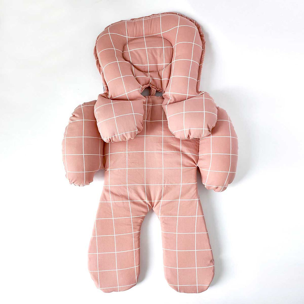 Redutor de Bebê Conforto Grid Rosê