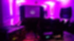 AV production booth with custom setup for movie film festival with immersive venue lighting and professional screening tech