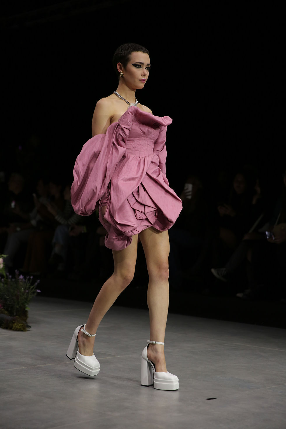 Thumbnail: Pink Rose Mini Dress