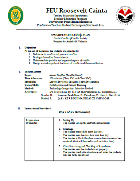 TEACHING PLAN