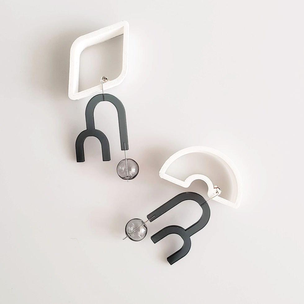 Thumbnail: Flow Earrings_Blk
