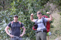 up the mtn Kris P. & Ptr Lawrence
