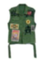 Blck$heprd "Marylin in Green" Vest