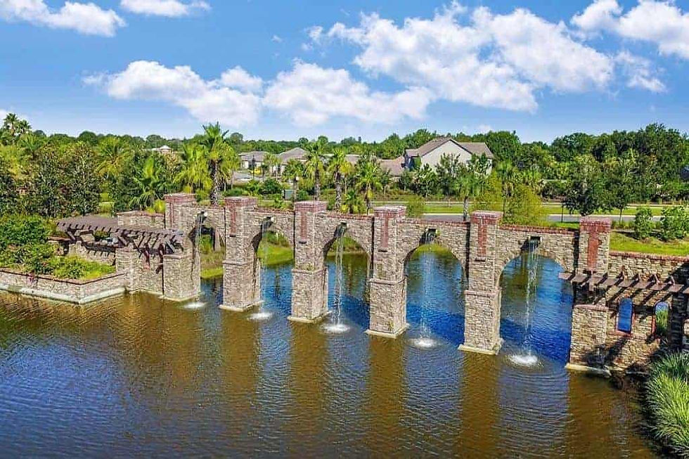 Esplanade at Artisan Lakes Waterfalls