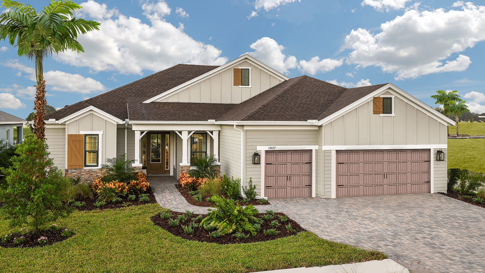 Bright Captiva model home at Canoe Creek in Parrish, Florida