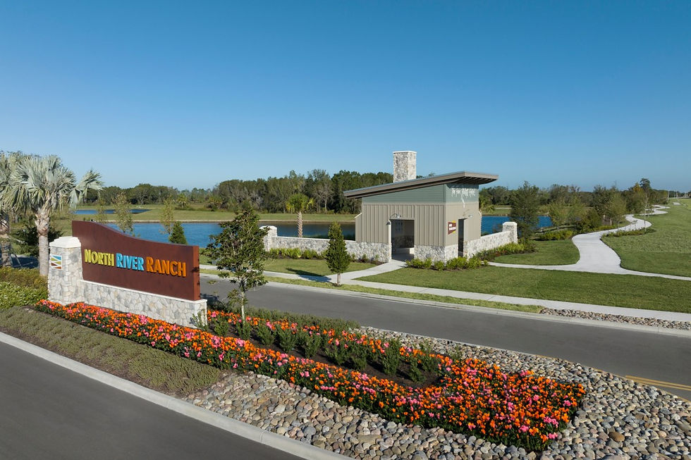 North River Ranch trailhead with nature views
