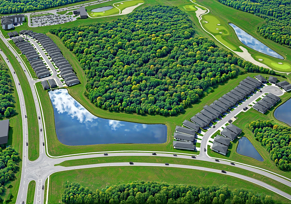 Heritage Harbour community and natural wetlands in Bradenton FL