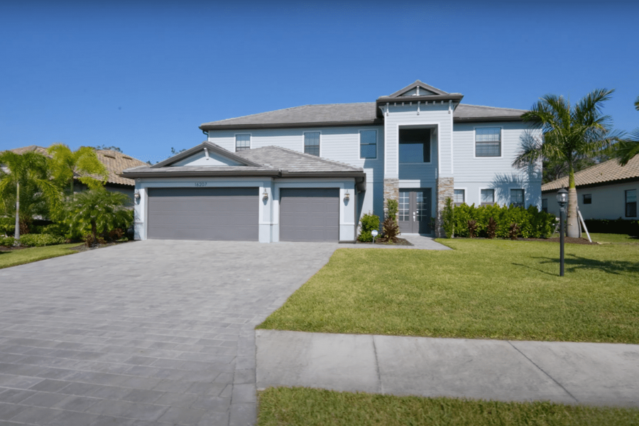 Lorraine Lakes home exterior in Manatee County representing typical housing costs