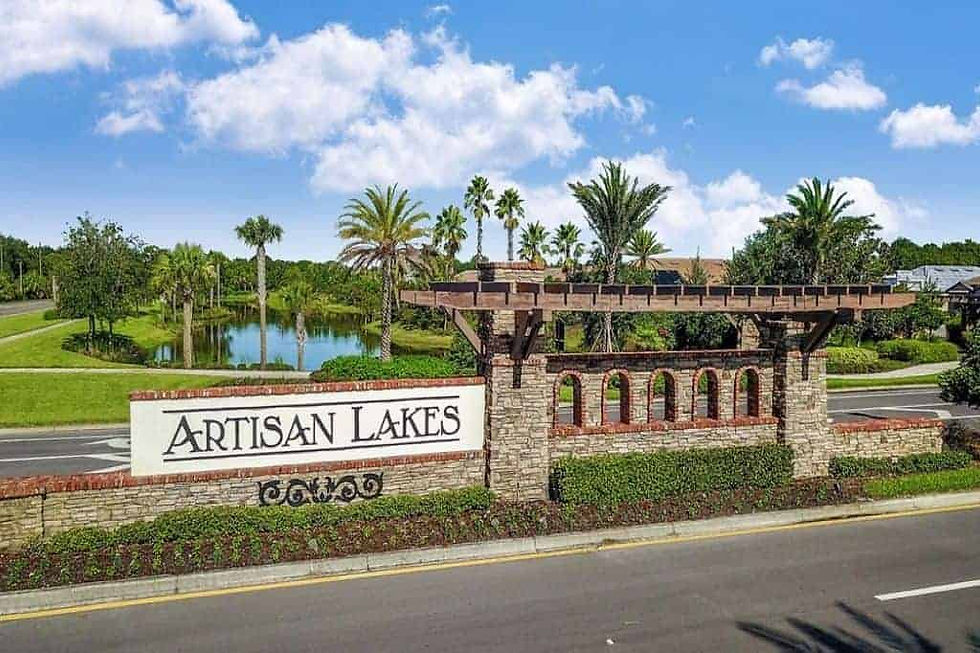 Esplanade at Artisan Lakes Entrance Sign