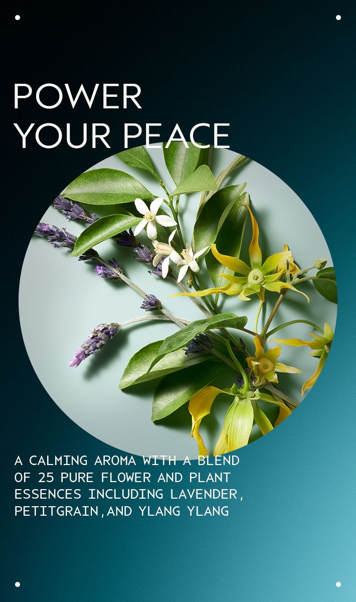 Aveda Heat Relief Power Your Peace botanical ingredients
